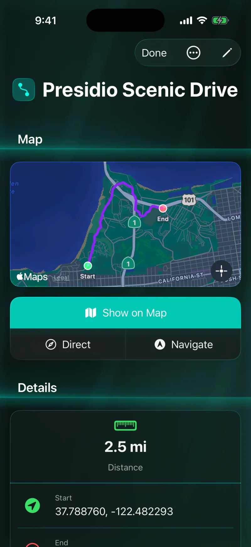 Presidio Scenic Drive